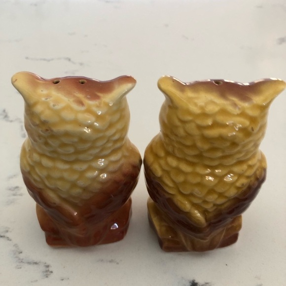 Googley Eye Owl Salt & Pepper Shakers~Tennessee VTG - Picture 4 of 6